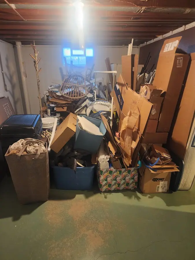 Roll-off dumpster container at job site for Construction Dumpster Rental in Aventura